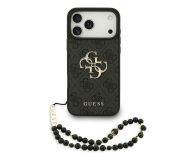 Guess 4G Strap 4G Classic Logo do iPhone 17 Pro Max czarny - 1365506 - zdjęcie 1